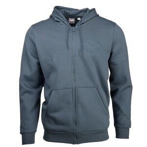 PUMA Men's Tonal Sportswear Graphic Fz Hoodie Grey Casual Outerwear Size XL New